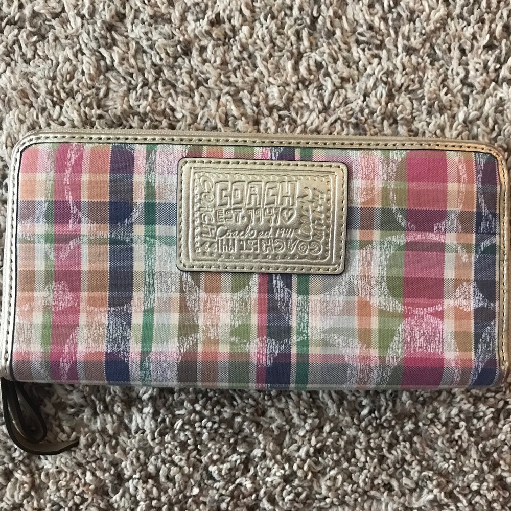 COACH multi-colored wallet